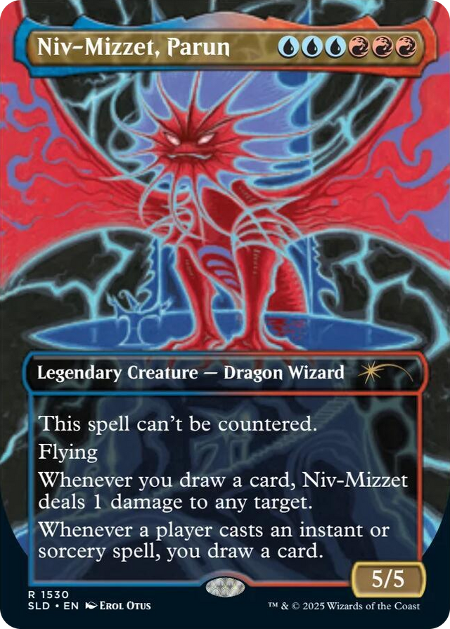 1530 Niv-Mizzet, Parun (Rainbow Foil) R Secret Lair Drop Series