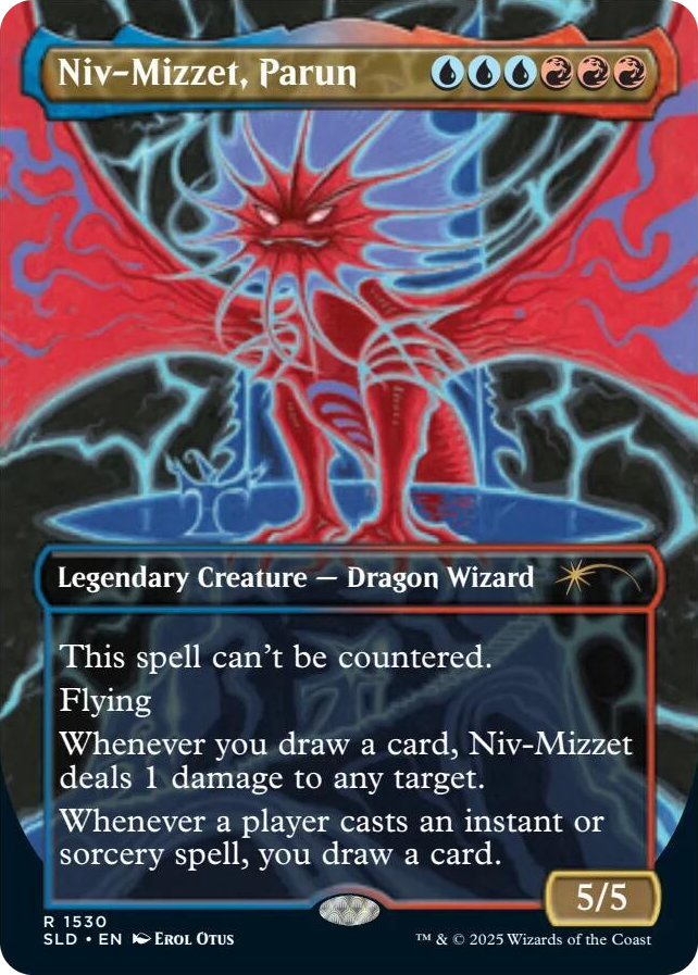 Niv-Mizzet, Parun (Rainbow Foil) #1530 R - Secret Lair Drop Series Pokemon card