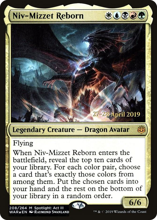 0208 Niv-Mizzet Reborn M Prerelease Cards