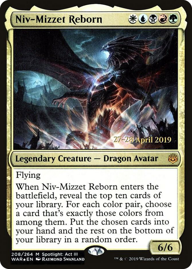 0208 Niv-Mizzet Reborn M Prerelease Cards