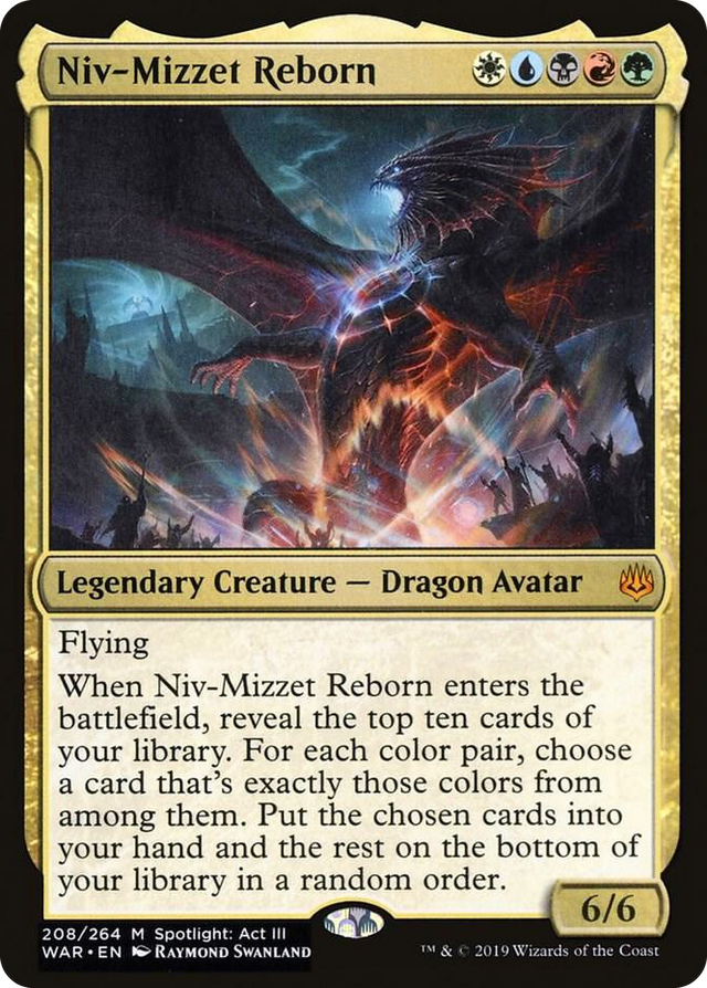 0208 Niv-Mizzet Reborn M War of the Spark