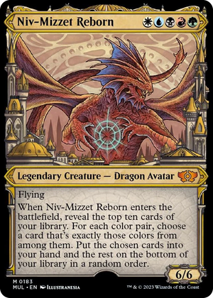0183 Niv-Mizzet Reborn (Halo Foil) M March of the Machine: Multiverse Legends
