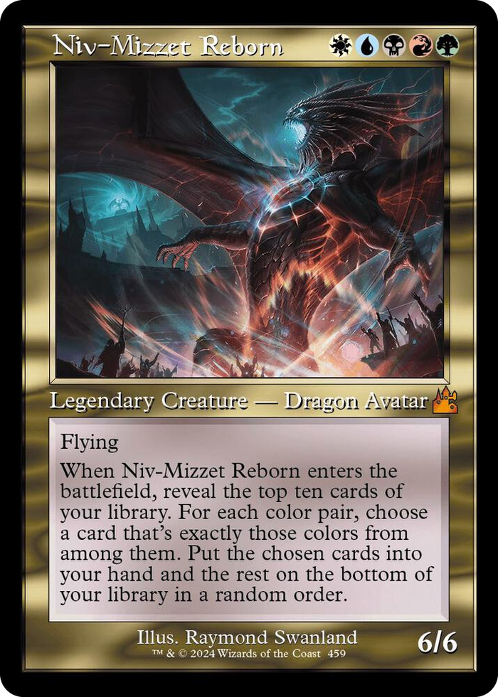 Niv-Mizzet Reborn (Retro Frame) #459 M - Ravnica Remastered Pokemon card