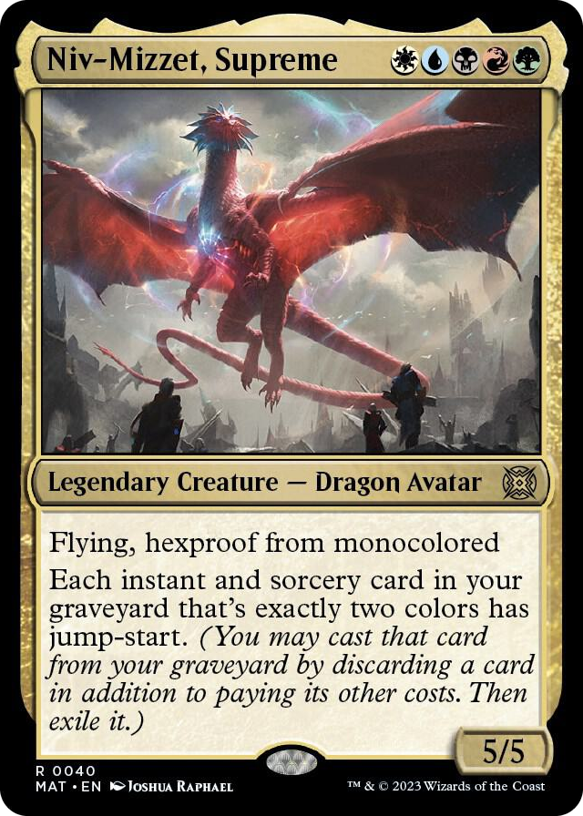 Niv-Mizzet, Supreme #40 R - March of the Machine: The Aftermath Pokemon card