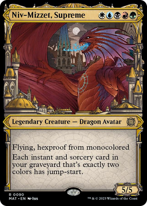 0090 Niv-Mizzet, Supreme (Showcase) R March of the Machine: The Aftermath