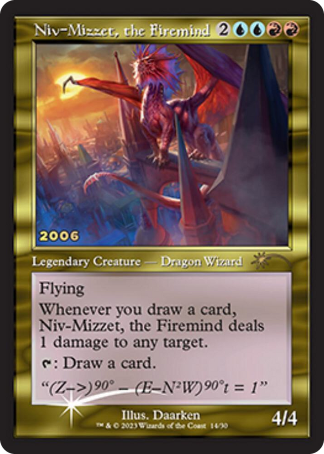0014 Niv-Mizzet, the Firemind P 30th Anniversary Promos