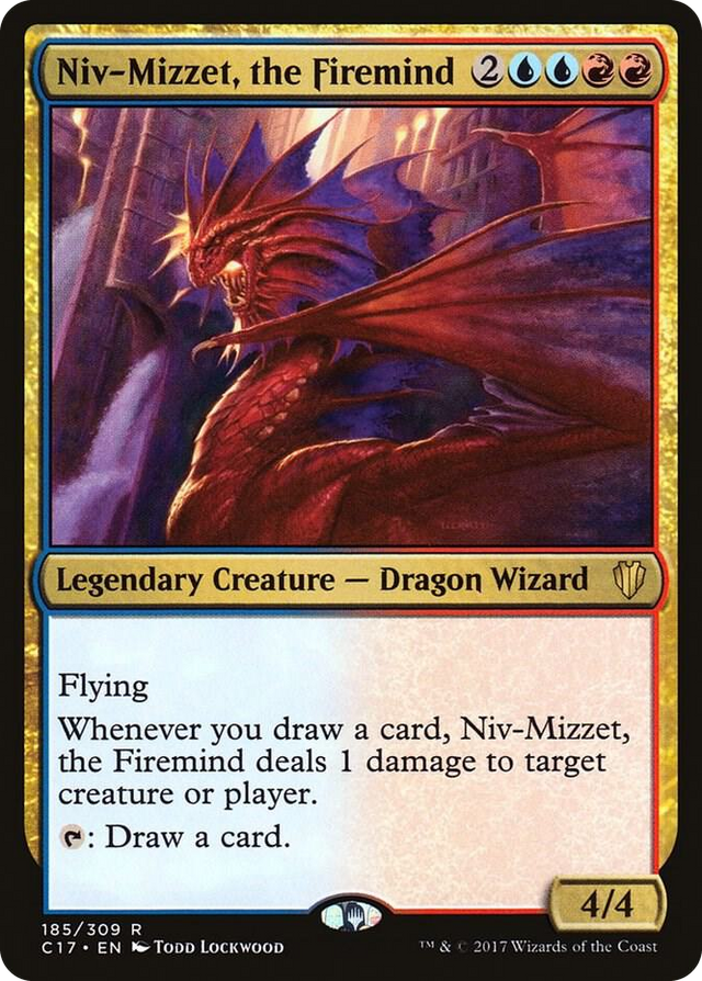 0185 Niv-Mizzet, the Firemind R Commander 2017