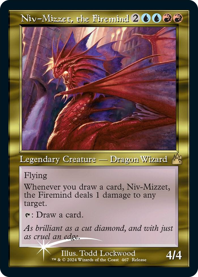 Niv-Mizzet, the Firemind (Retro Frame) #467 P - Launch Party & Release Event Promos Pokemon card