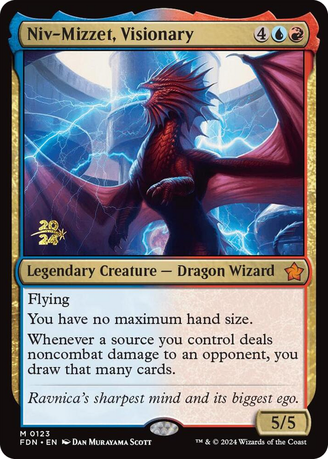 0123 Niv-Mizzet, Visionary M Prerelease Cards