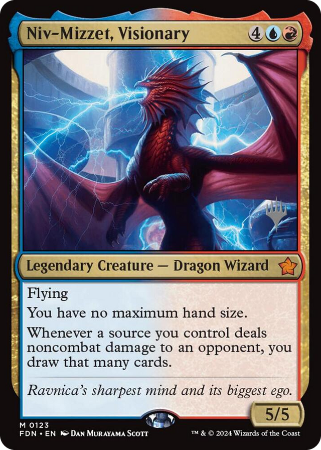 0123 Niv-Mizzet, Visionary M Promo Pack: Duskmourn: House of Horror