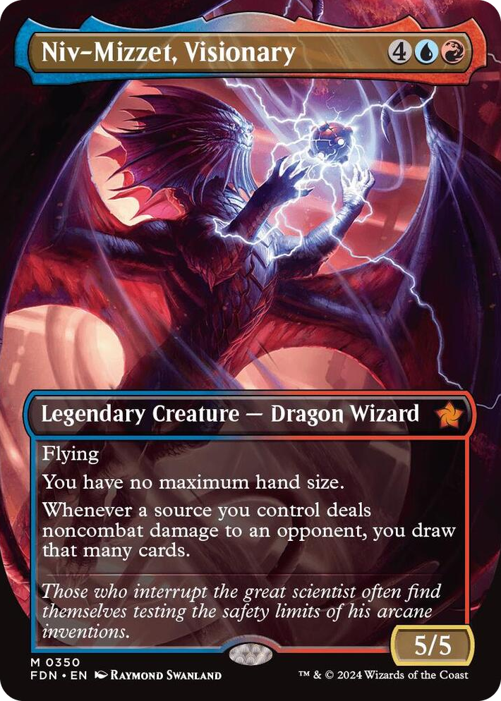0350 Niv-Mizzet, Visionary (Borderless) M Foundations