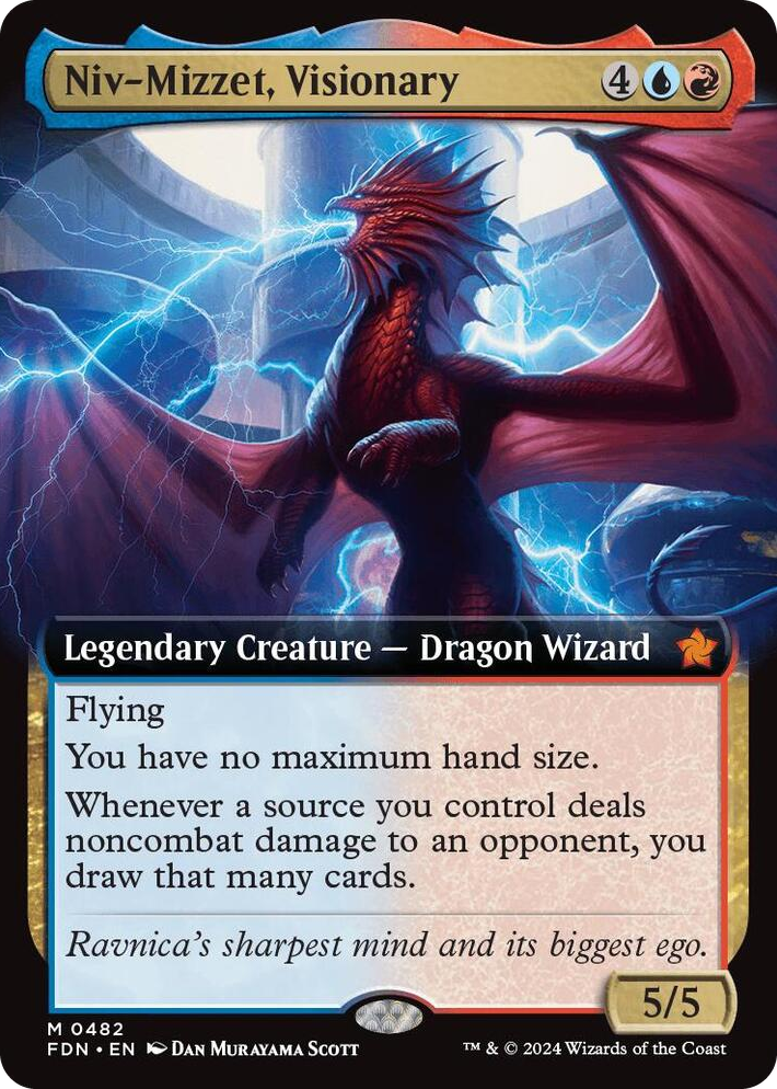 0482 Niv-Mizzet, Visionary (Extended Art) M Foundations