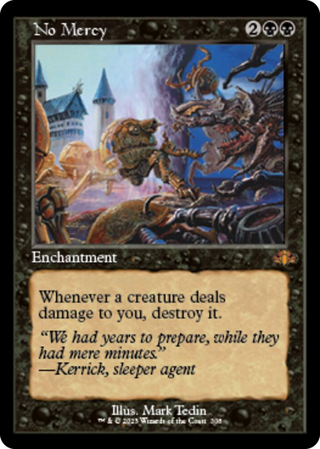 0308 No Mercy (Retro Frame) M Dominaria Remastered