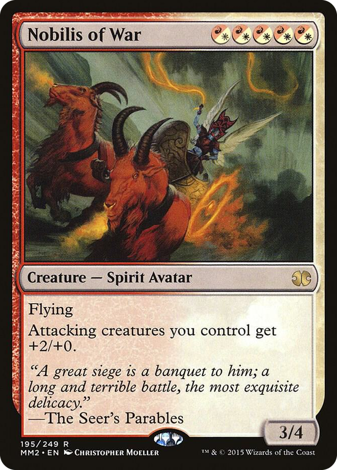 0195 Nobilis of War R Modern Masters 2015