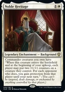 0035 Noble Heritage R Commander Legends: Battle for Baldur's Gate