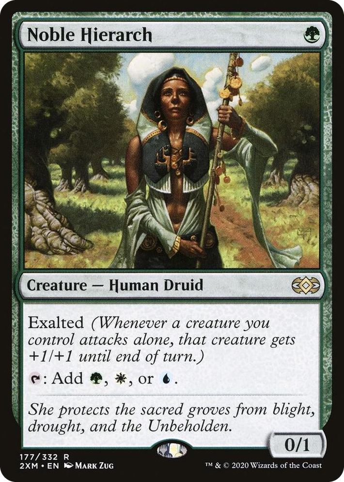 0177 Noble Hierarch R Double Masters