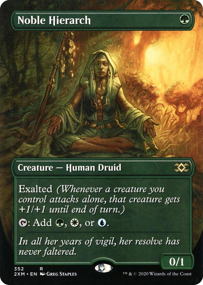 0352 Noble Hierarch (Borderless) R Double Masters