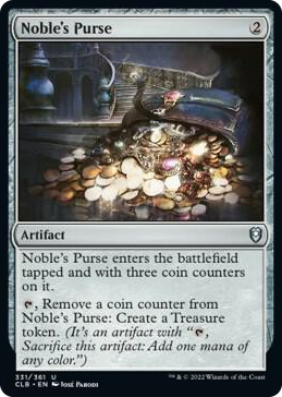 Noble's Purse #331 U - Commander Legends: Battle for Baldur's Gate Pokemon card