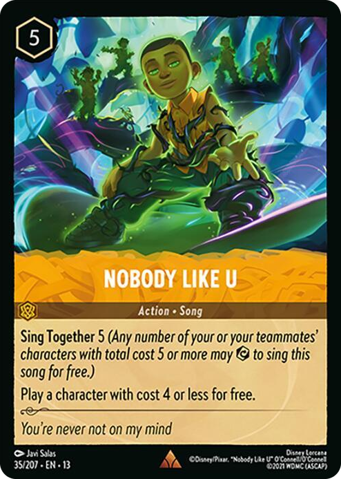 Nobody Like U #35 Rare - Attack of the Vine! Pokemon card
