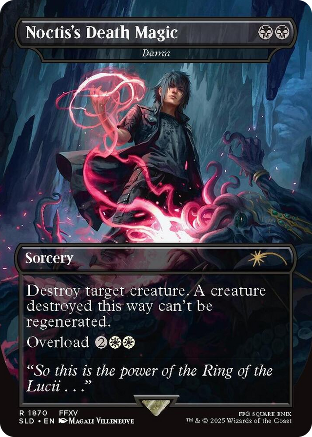 1870 Noctis's Death Magic - Damn R Secret Lair Drop Series