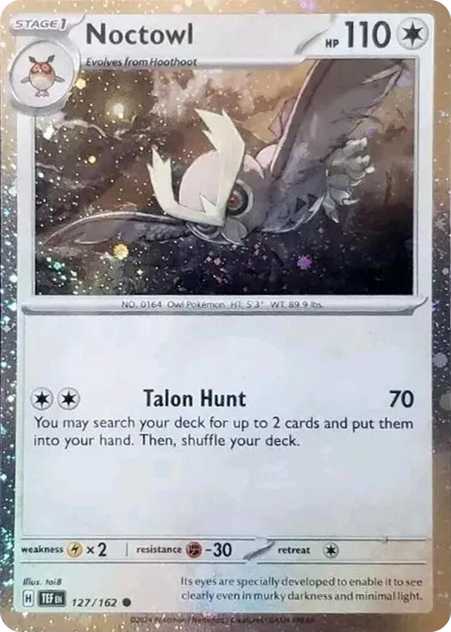 0127 Noctowl - 127 (Cosmos Holo) Promo Miscellaneous Cards & Products