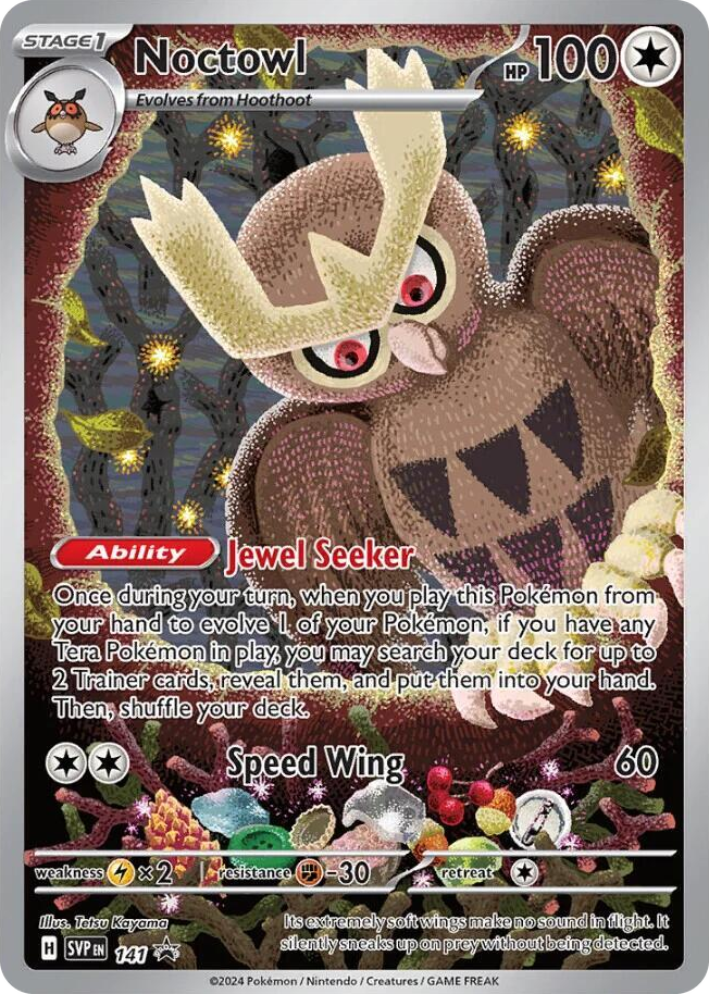 0141 Noctowl - 141 Promo Scarlet & Violet Promo Cards