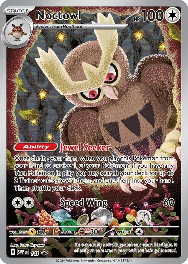 0141 Noctowl - 141 Promo Scarlet & Violet Promo Cards