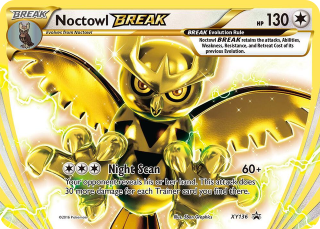 XY136 Noctowl BREAK Promo XY Promos