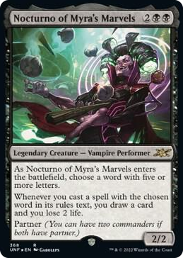 0368 Nocturno of Myra's Marvels (Galaxy Foil) R Unfinity