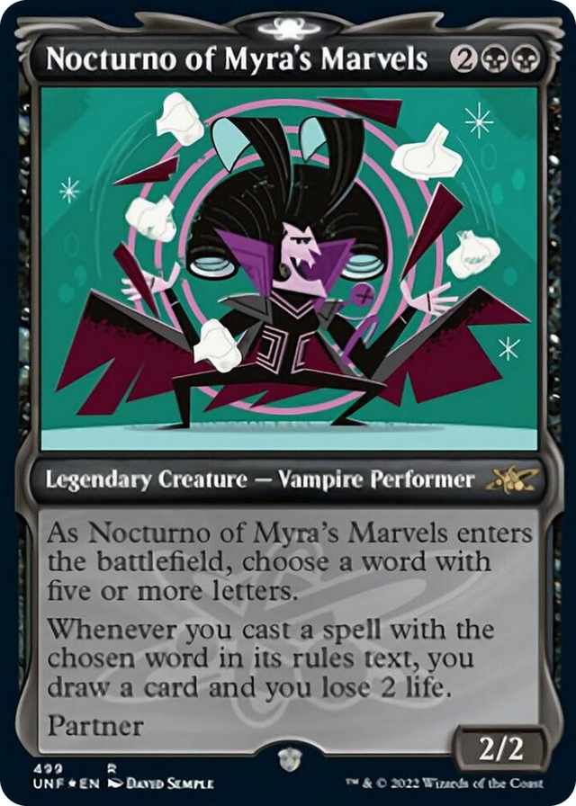 0499 Nocturno of Myra's Marvels (Showcase) (Galaxy Foil) R Unfinity