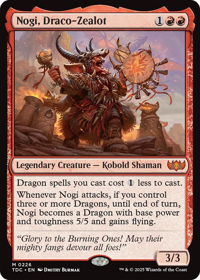 0226 Nogi, Draco-Zealot M Commander: Tarkir: Dragonstorm