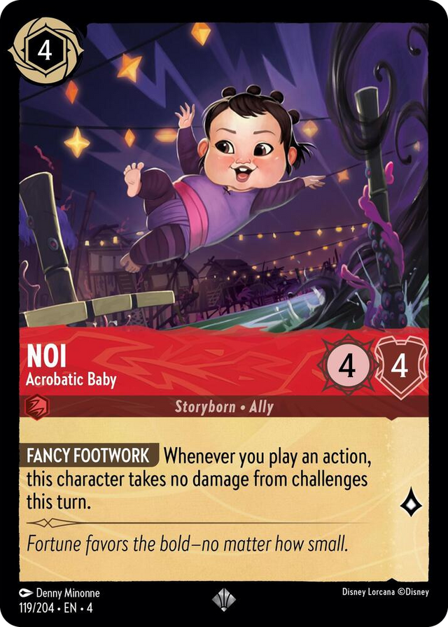 0119 Noi - Acrobatic Baby Super Rare Ursula's Return