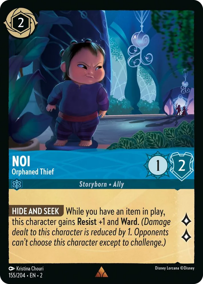 Noi - Orphaned Thief #155 Rare - Rise of the Floodborn Pokemon card