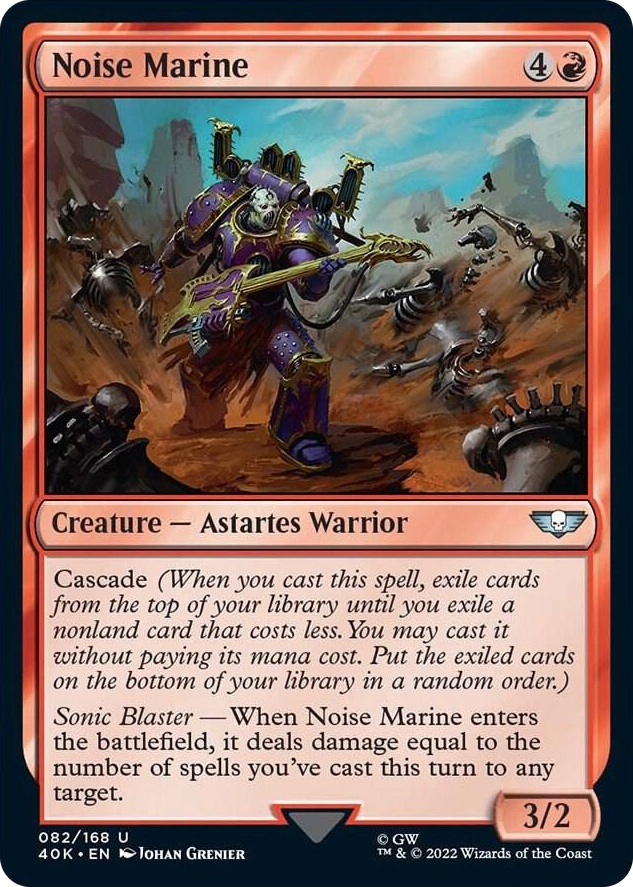 0082 Noise Marine U Universes Beyond: Warhammer 40,000
