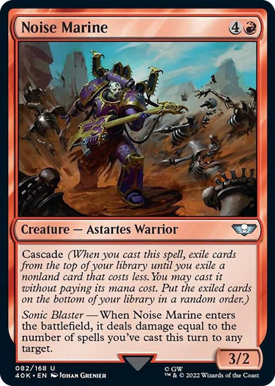 0082 Noise Marine (Surge Foil) U Universes Beyond: Warhammer 40,000
