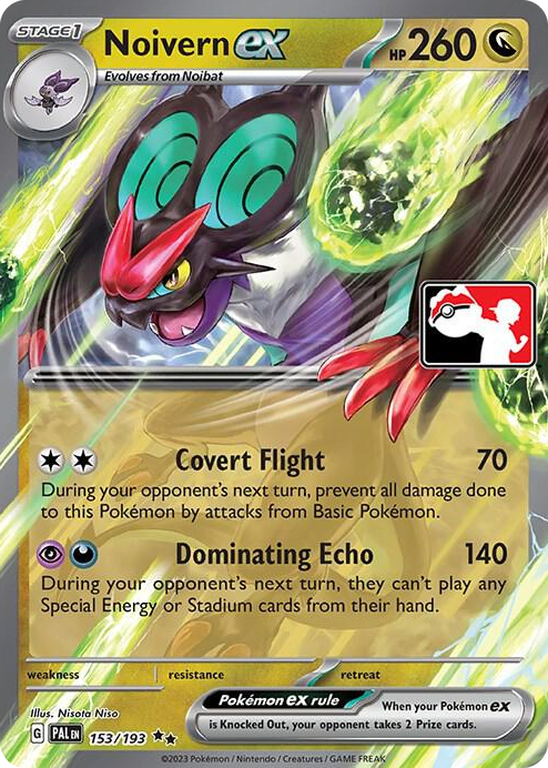 0153 Noivern ex Double Rare Prize Pack Series Cards