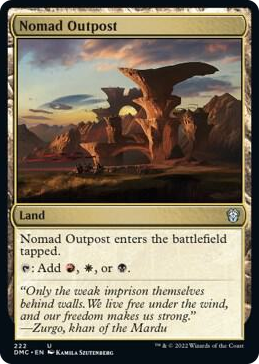 0222 Nomad Outpost U Commander: Dominaria United