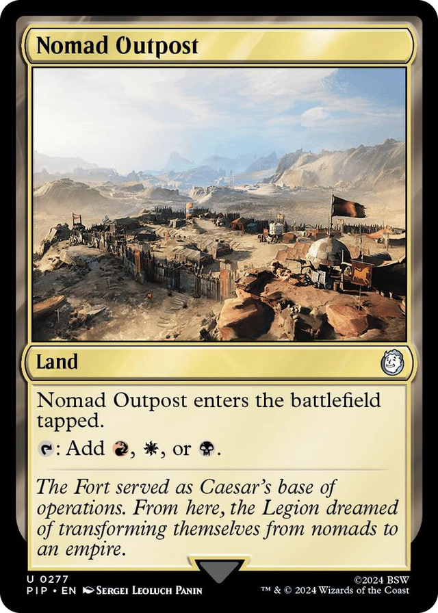 0277 Nomad Outpost U Universes Beyond: Fallout