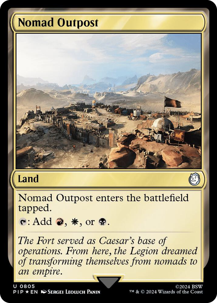 0805 Nomad Outpost (Surge Foil) U Universes Beyond: Fallout