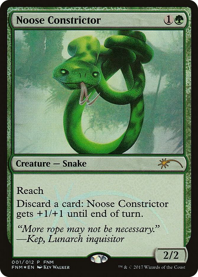 0001 Noose Constrictor P FNM Promos