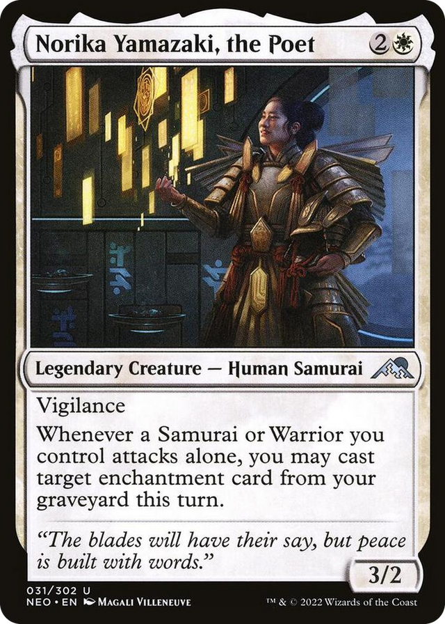 0031 Norika Yamazaki, the Poet U Kamigawa: Neon Dynasty