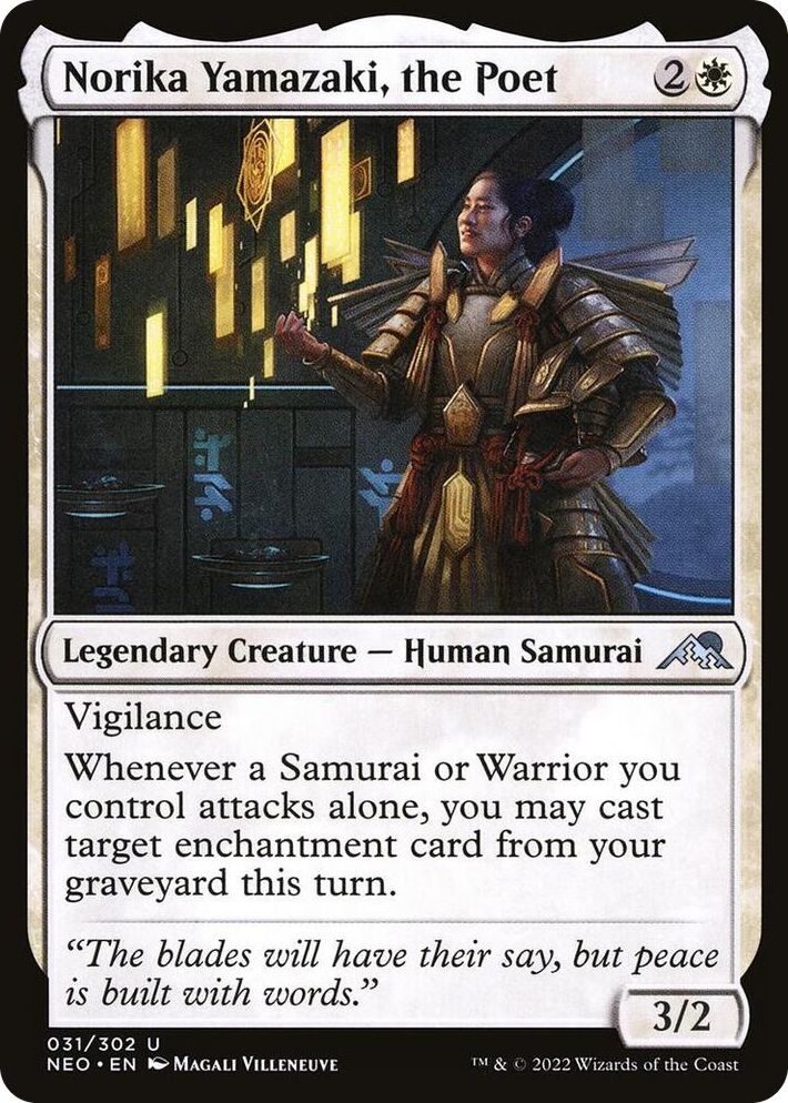 0031 Norika Yamazaki, the Poet U Kamigawa: Neon Dynasty