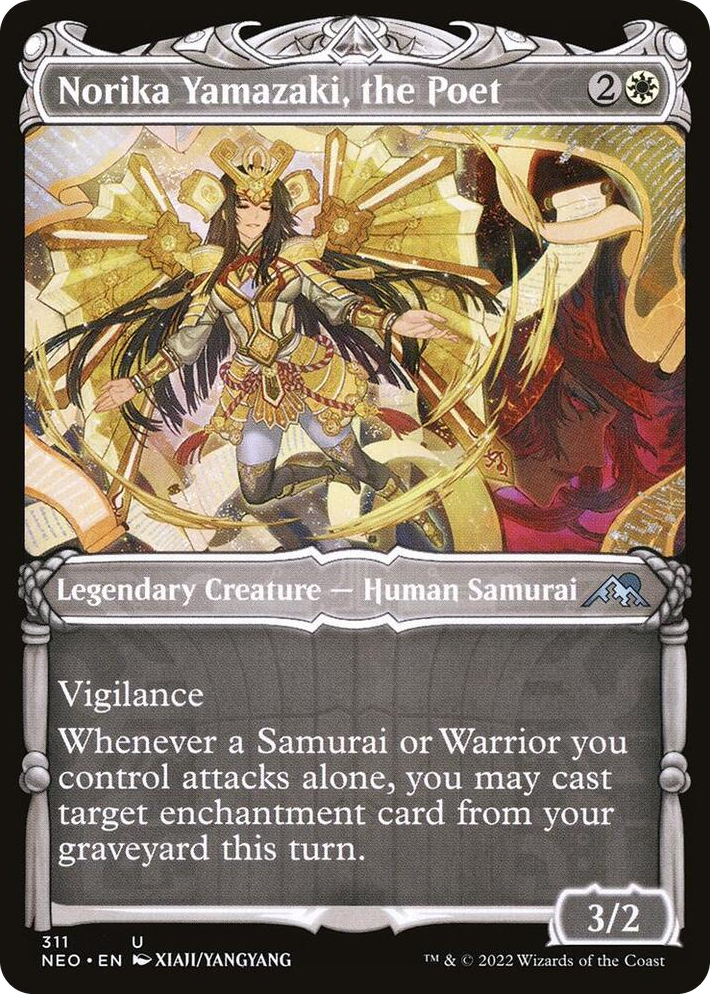 0311 Norika Yamazaki, the Poet (Showcase) U Kamigawa: Neon Dynasty