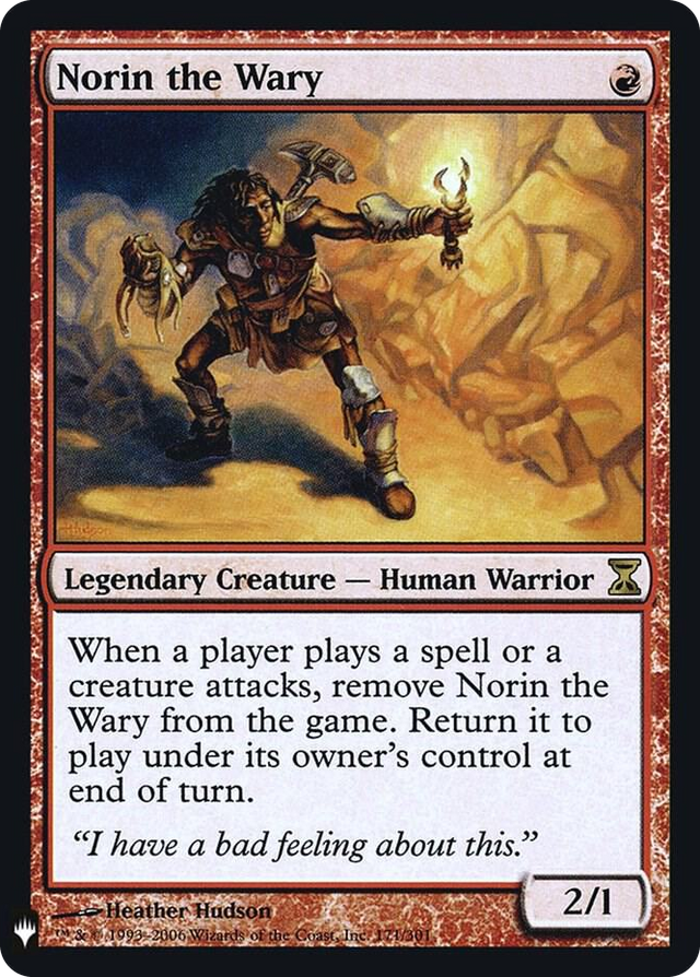 0171 Norin the Wary R The List Reprints