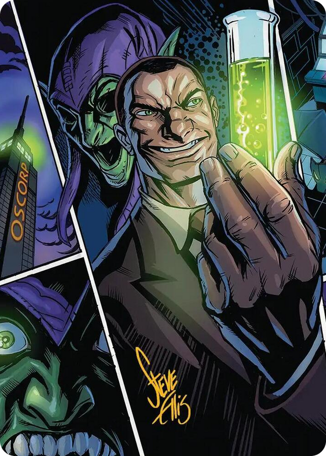 0043 Norman Osborn Art Card (Gold-Stamped Signature) S Art Series: Marvel's Spider-Man