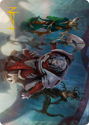 0006 Norn's Decree Art Card (Gold-Stamped Signature) S Art Series: Phyrexia: All Will Be One