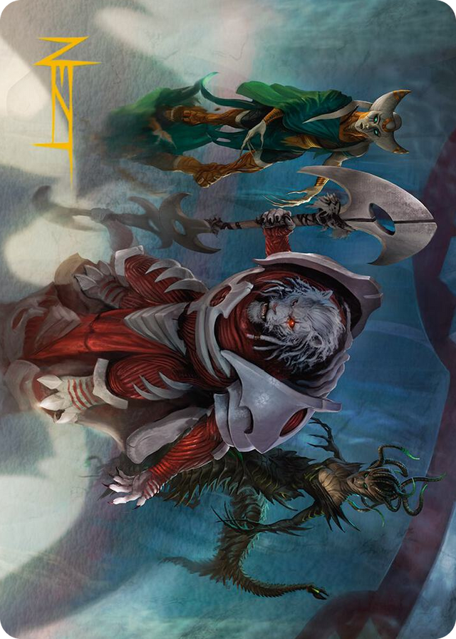 0006 Norn's Decree Art Card (Gold-Stamped Signature) S Art Series: Phyrexia: All Will Be One