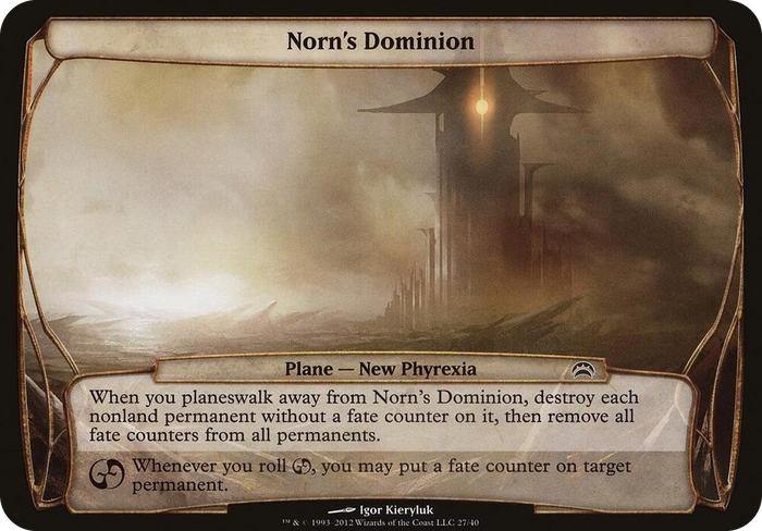 Norn's Dominion (Planechase 2012) #27 S - Oversize Cards Pokemon card