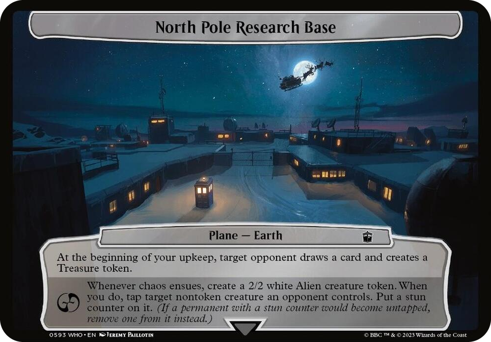 0593 North Pole Research Base T Planechase: Universes Beyond: Doctor Who