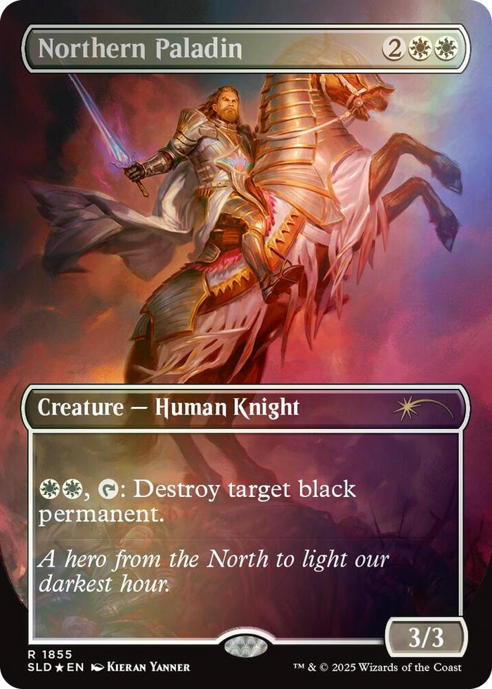 Northern Paladin (Rainbow Foil) #1855 R - Secret Lair Drop Series Pokemon card